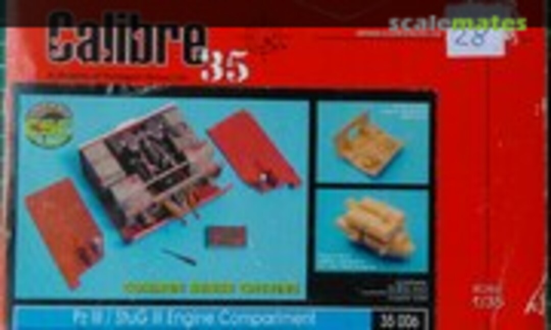 1:35 Pz III / StuG III Engine Compartment (Calibre 35 35006)