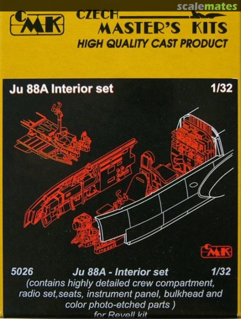 Boxart Ju 88A Interior set 5026 CMK Boxart Ju 88A Interior set 5026 CMK