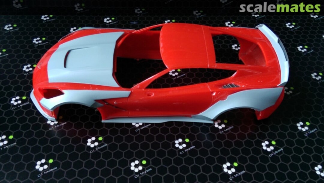 Boxart Trufiber C7 Corvette C1-TK031 C1 Models Boxart Trufiber C7 Corvette C1-TK031 C1 Models