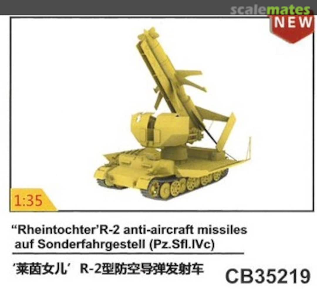 Boxart "Rheintochter" R-2 anti-aircraft missiles auf sonderfahrgestell (Pz.Sfl.IVc) CB35219 Bronco Boxart "Rheintochter" R-2 anti-aircraft missiles auf sonderfahrgestell (Pz.Sfl.IVc) CB35219 Bronco