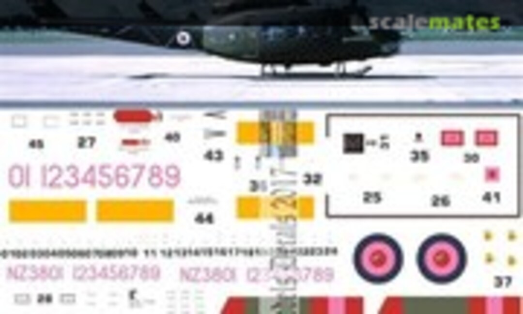 1:35 RNZAF UH-1D/H Iroquois delivery - 1969 (Oldmodels Decals OMD0358) OMD0358