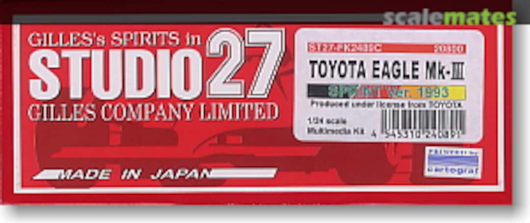 Boxart Toyota Eagle Mk III ST27-FK2489C Studio27 Boxart Toyota Eagle Mk III ST27-FK2489C Studio27
