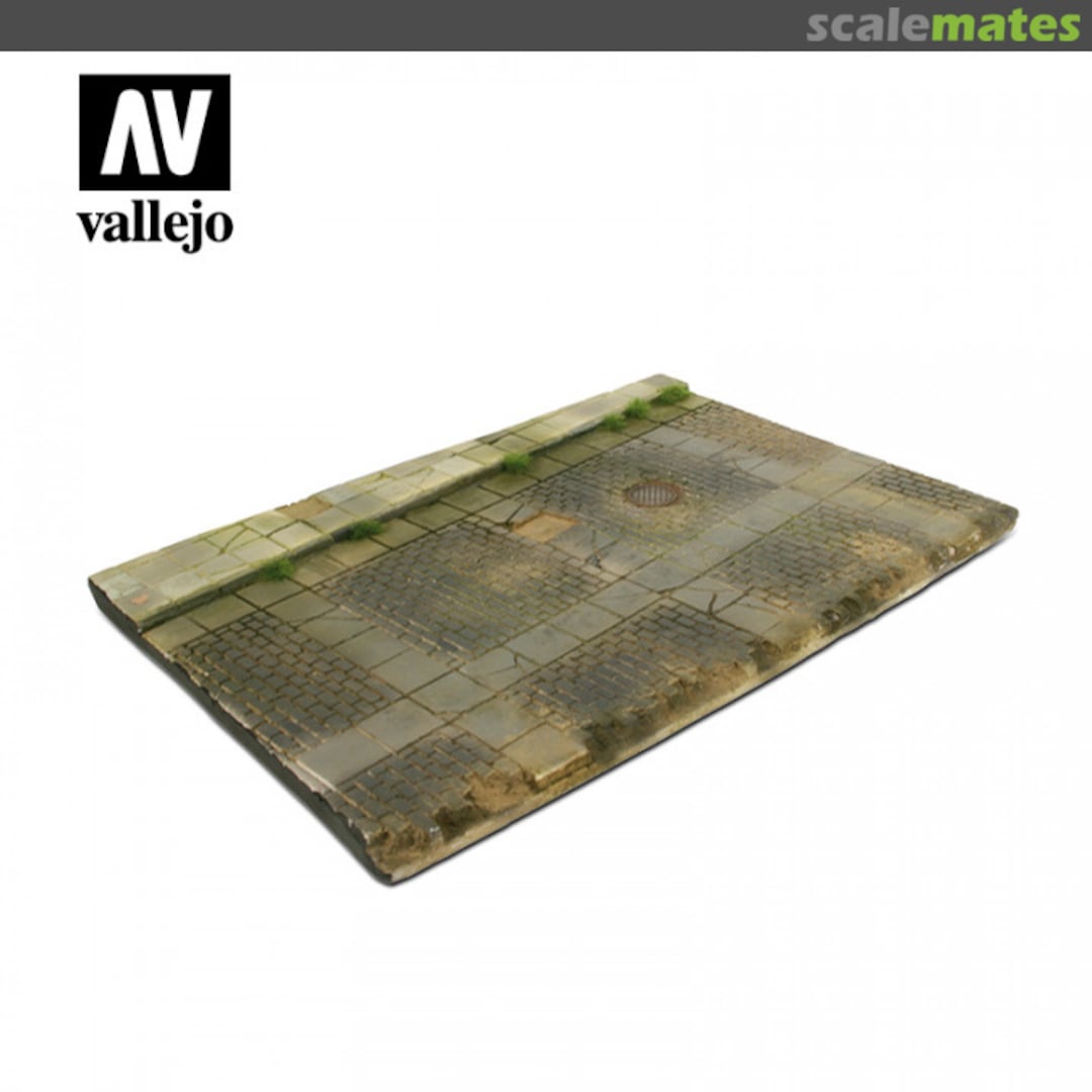 Boxart Cobblestone Street with Drain SC103 Vallejo Boxart Cobblestone Street with Drain SC103 Vallejo