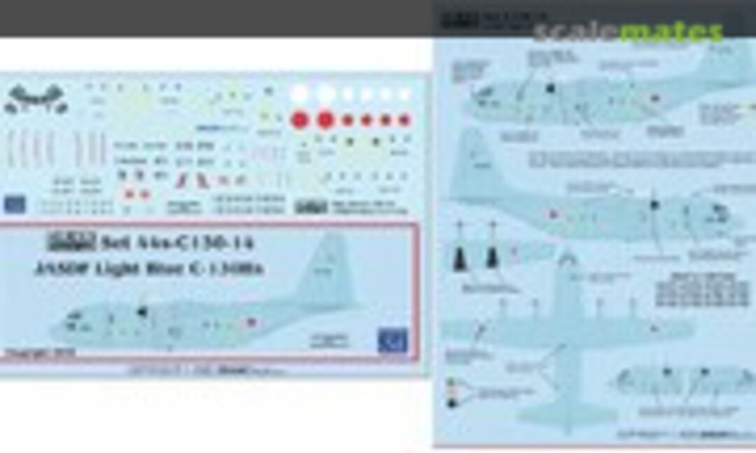 1:144 JASDF Light Blue C-130Hs (Draw Decal 44-C130-14)