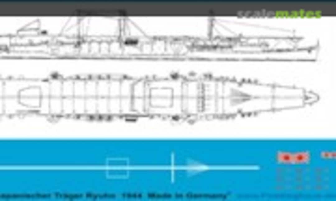 1:1250 Japanese Carrier Ryuho (Peddinghaus-Decals 1250 3240) 1250 3240