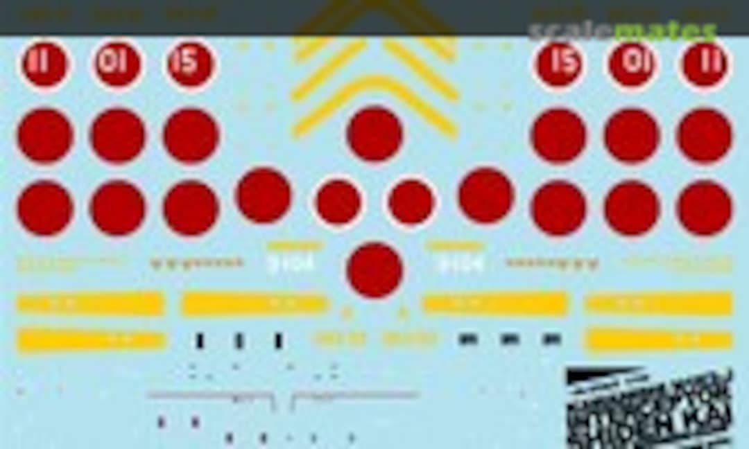 1:144 Kawanishi N1K2-J Shiden-Kai 343rd Naval Air Group Shinsengumi (MYK Design A-507) A-507