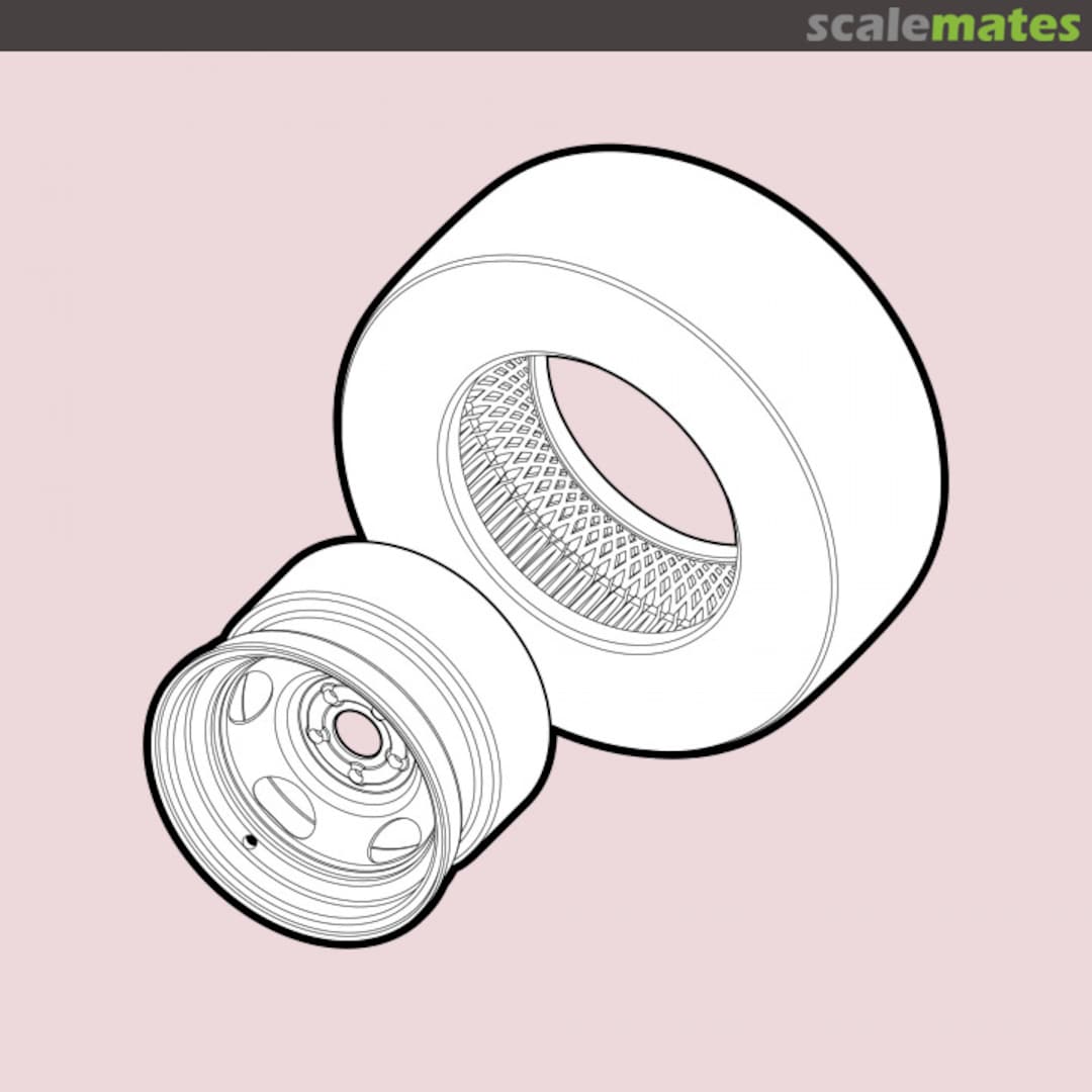 Contents Wheels (NASCAR type tires + 5-spoke rims) SCO-R051 scalecars.online Contents Wheels (NASCAR type tires + 5-spoke rims) SCO-R051 scalecars.online