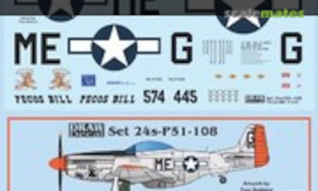 1:24 “Pecos Bill” P-51D (Draw Decal 24-P51-108) 24-P51-108