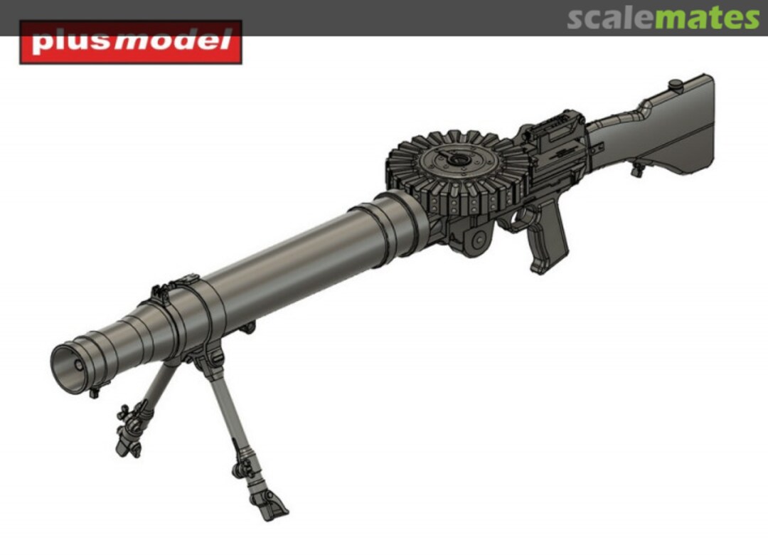 Boxart Machine gun Lewis pattern D DP3064 PlusModel Boxart Machine gun Lewis pattern D DP3064 PlusModel