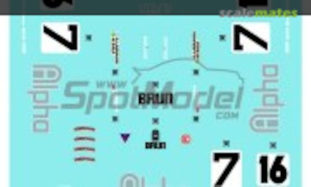 1:24 Porsche 962C Alpha Racing (Print Lab Decals PLB2-724440) PLB2-724440