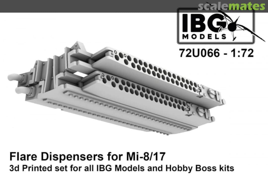 Boxart Mil Mi-8 and Mi-17 - Flare Dispensers 72U066 IBG Models
