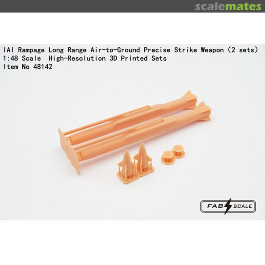 Boxart IAI Rampage Long range Air-to-Ground precise strike weapon Fa48142 Fab Scale Boxart IAI Rampage Long range Air-to-Ground precise strike weapon Fa48142 Fab Scale