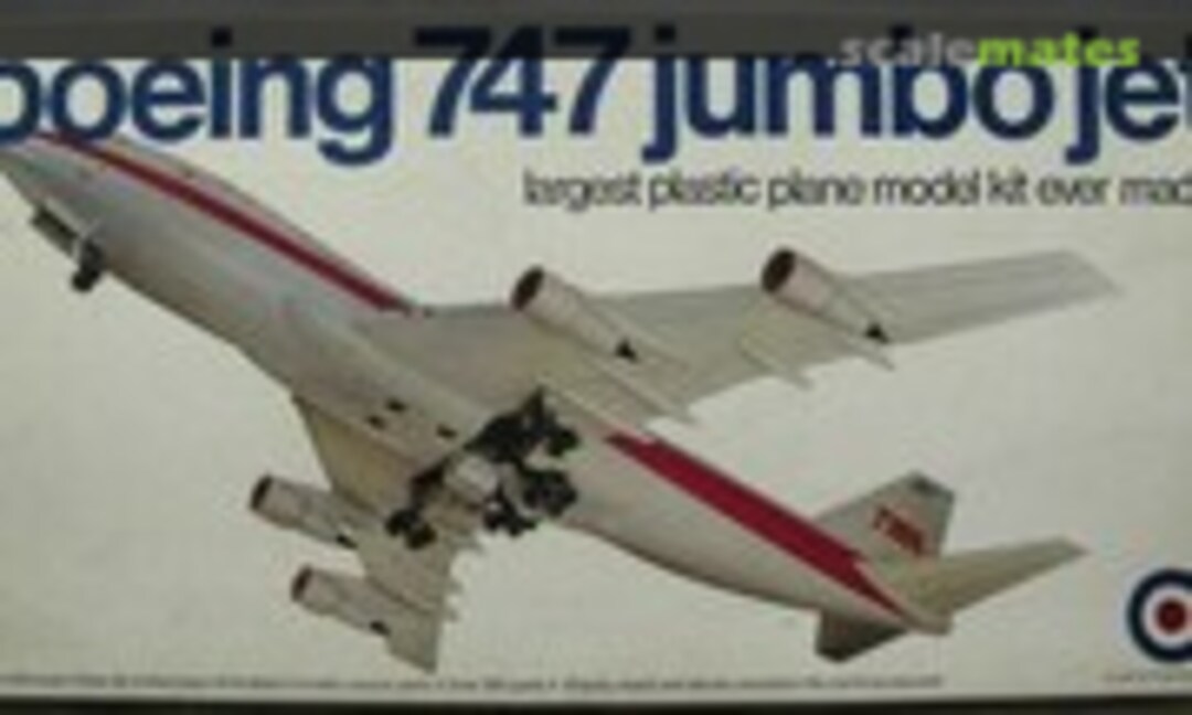 1:100 boeing 747 jumbo jet (Entex Industries 8453)