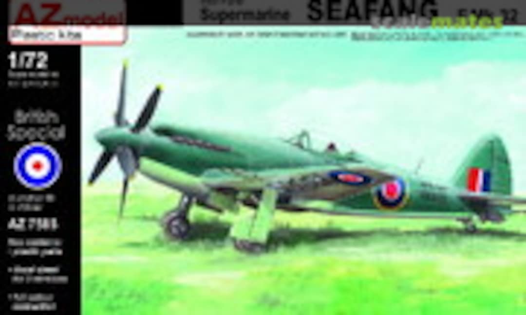 1:72 Supermarine Seafang F Mk.32 (AZmodel AZ7585)