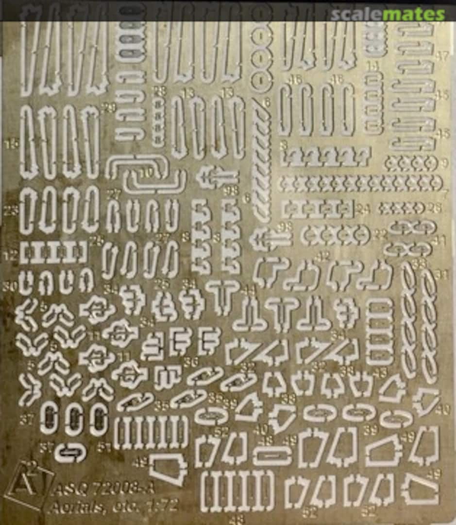 Boxart Helicopter & Aircraft external details. Part A – Aerials, etc. ASQ72008-A A²-squared