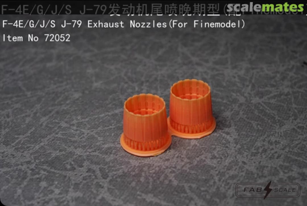 Boxart F-4E/G/J/S J-79 Exhaust Nozzles FA72052 Fab Scale