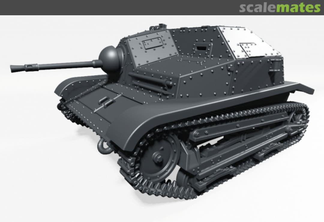 Boxart Tankette TKS with 20mm gun FK-A Wz.38 - closed hatch 43011126 EMP3d Boxart Tankette TKS with 20mm gun FK-A Wz.38 - closed hatch 43011126 EMP3d