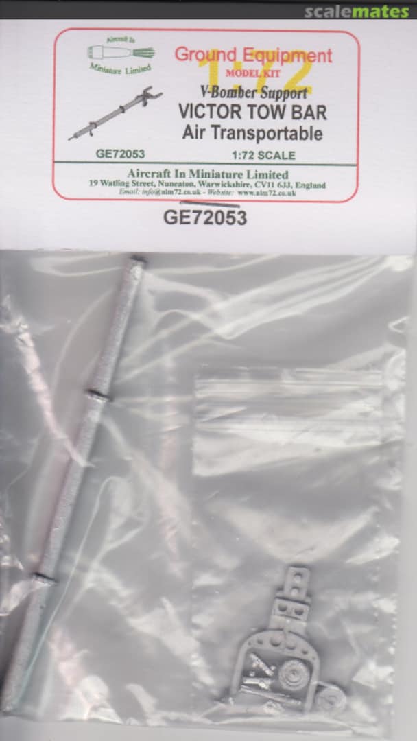 Contents Victor Tow Bar Air Transportable GE72053 Aircraft In Miniature Ltd Contents Victor Tow Bar Air Transportable GE72053 Aircraft In Miniature Ltd