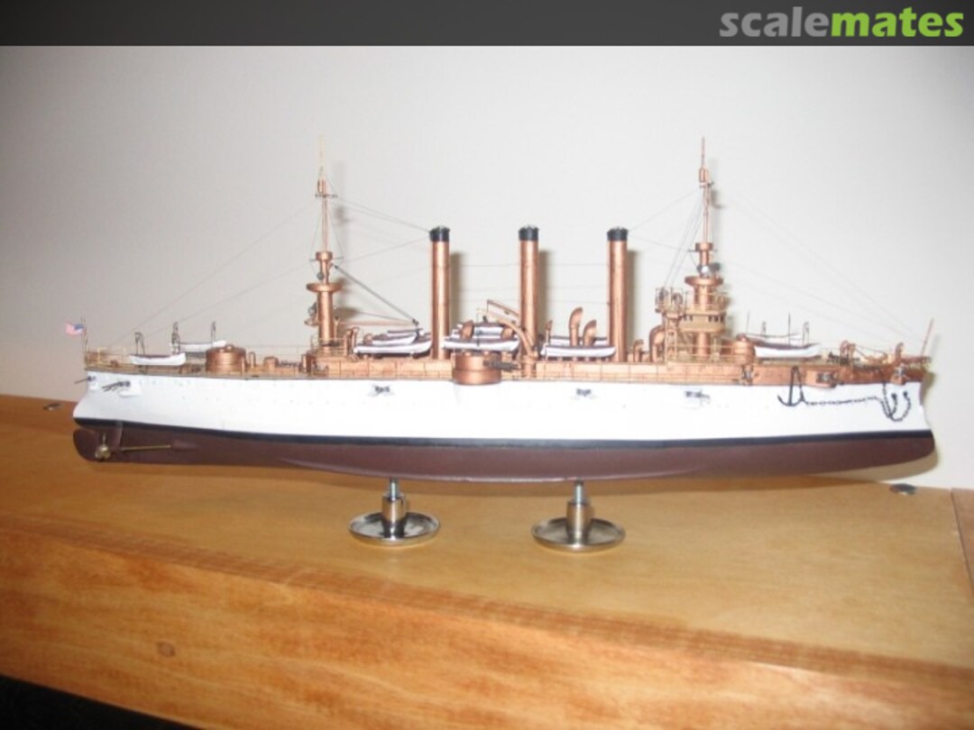 Boxart USS Brooklyn ACR-3 4-128 Iron Shipwrights Boxart USS Brooklyn ACR-3 4-128 Iron Shipwrights