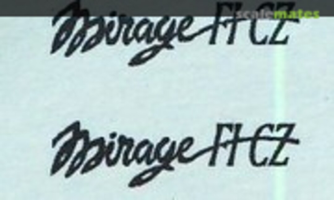 1:48 SAAF Mirage F1CZ name (MAV Decals MAV-480116) MAV-480116