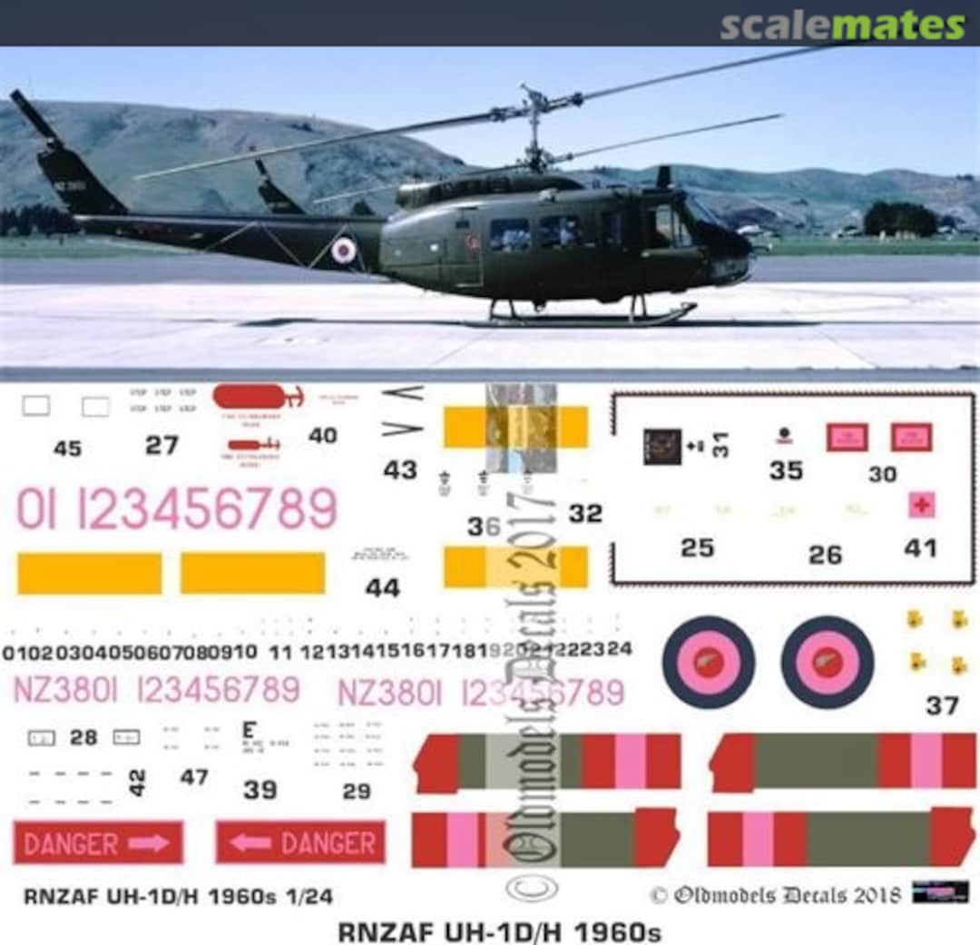 Boxart RNZAF UH-1D/H Iroquois delivery - 1969 OMD0359 Oldmodels Decals Boxart RNZAF UH-1D/H Iroquois delivery - 1969 OMD0359 Oldmodels Decals