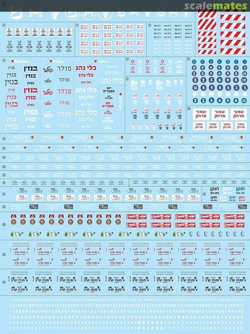 Boxart Ultimate IDF armor decal set UZI35001 Elefant Corporation Boxart Ultimate IDF armor decal set UZI35001 Elefant Corporation