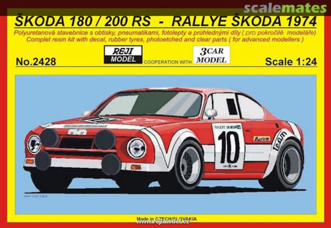 Boxart Škoda 180/200 RS 2428 REJI Model Boxart Škoda 180/200 RS 2428 REJI Model