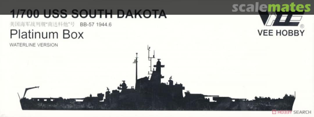 Boxart USS South Dakota Platinum P57005 VEE HOBBY Boxart USS South Dakota Platinum P57005 VEE HOBBY
