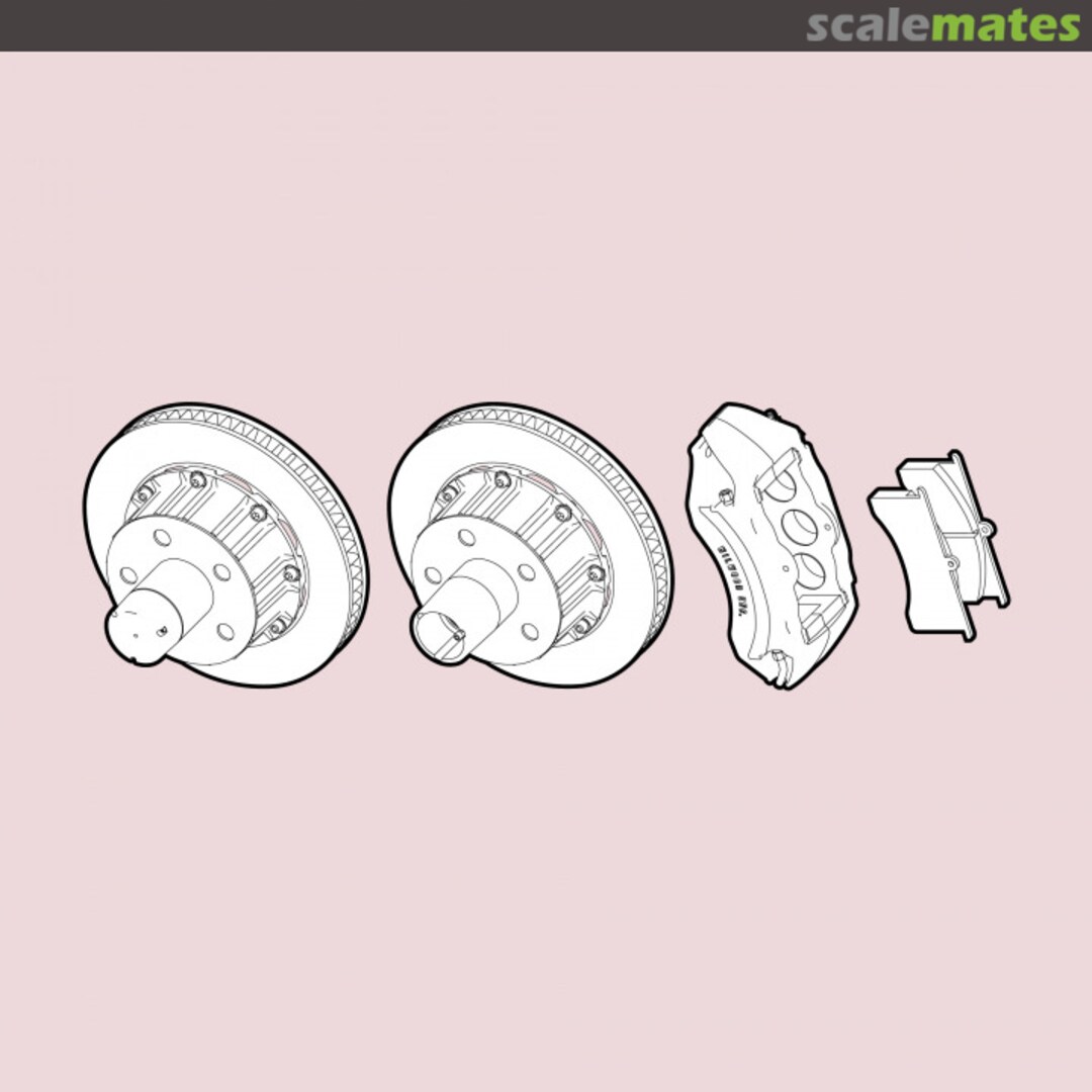 Contents Brakes (NASCAR type V.1) SCO-R053 scalecars.online Contents Brakes (NASCAR type V.1) SCO-R053 scalecars.online