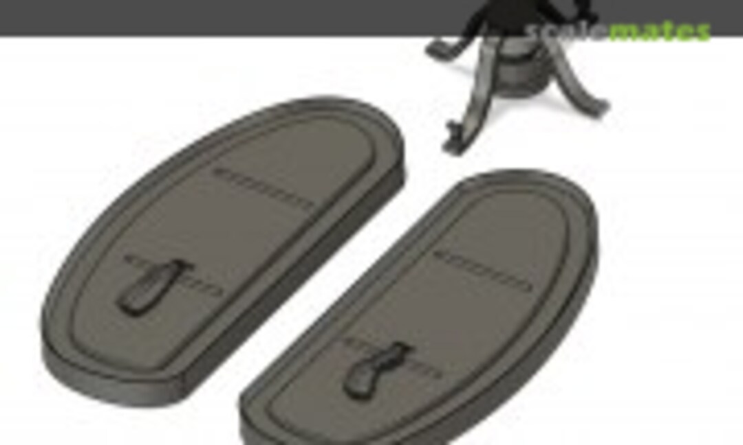 1:32 Saab 37 Viggen Air Intake & AOA FOD cover Set (Wolf 3D Resin Parts WOL320908) WOL320908