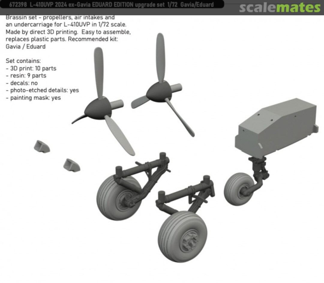 Boxart L-410UVP Upgrade Set GAVIA/EDUARD 672398 Eduard Boxart L-410UVP Upgrade Set GAVIA/EDUARD 672398 Eduard