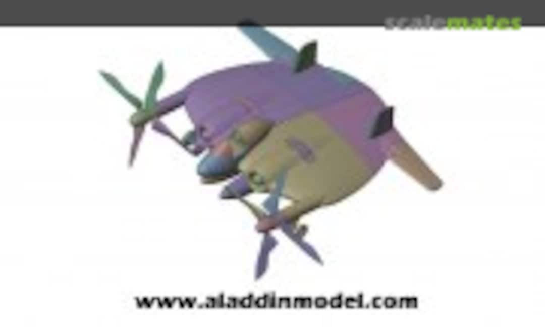 1:18 Vought XF5U (Aladdin Model 00130) 00130