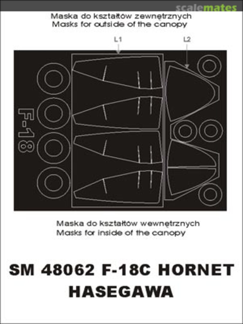 Boxart McDonnell Douglas F-18C Hornet SM48062 Montex Boxart McDonnell Douglas F-18C Hornet SM48062 Montex