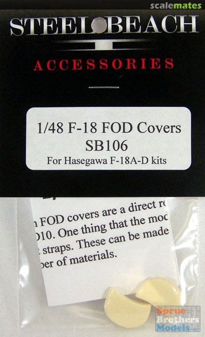 Boxart F-18A F-18B F-18C F-18D Hornet Intake Covers 48010 Steel Beach