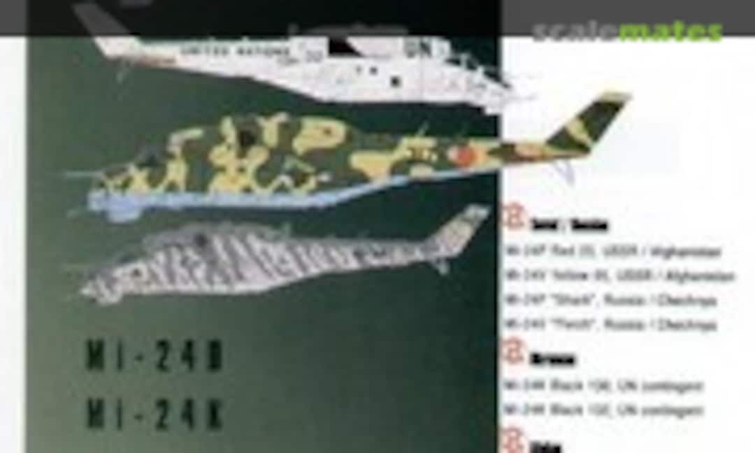 1:72 Mi-24/35 Bush War Hinds (Linden Hill Decals LHD72006)