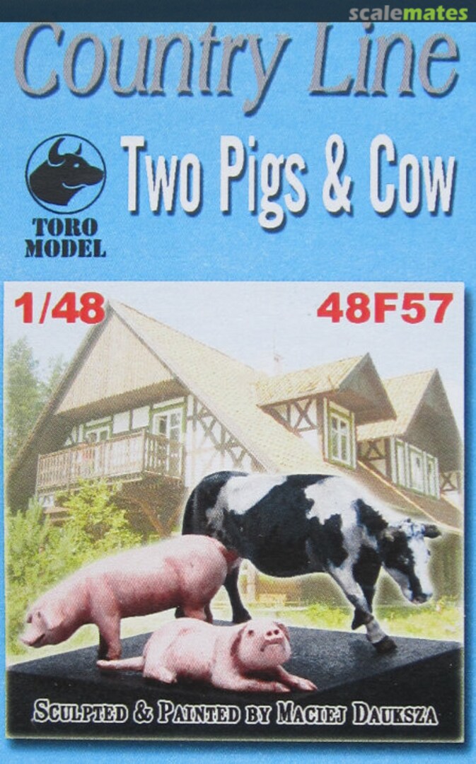 Boxart Two Pigs & Cow 48F57 ToRo Model Boxart Two Pigs & Cow 48F57 ToRo Model