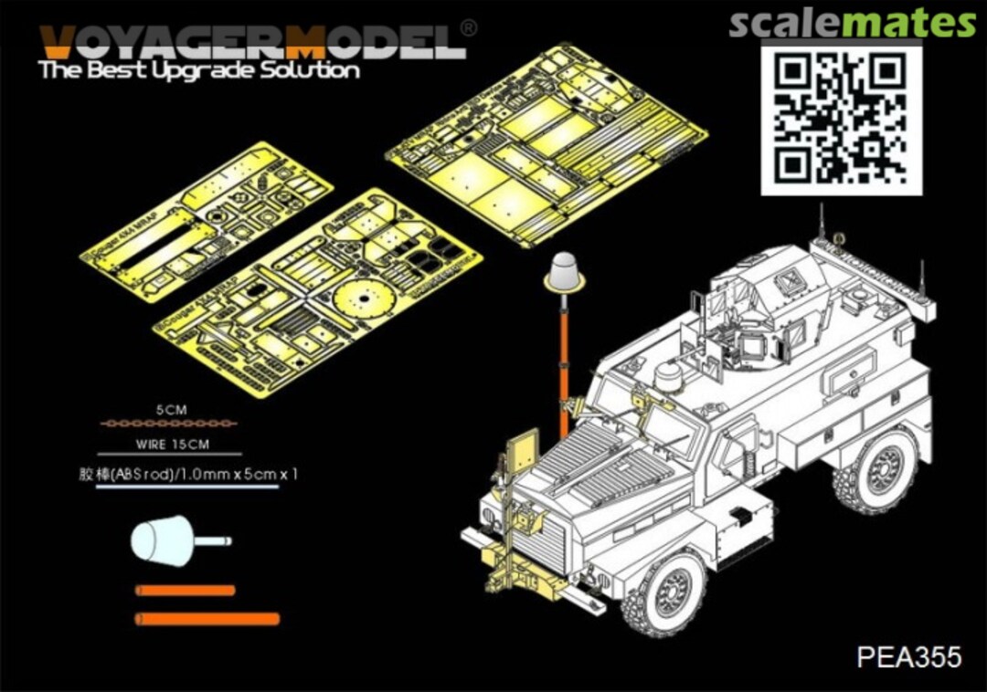 Boxart US COUGAR 4X4 MRAP additional parts PEA355 Voyager Model Boxart US COUGAR 4X4 MRAP additional parts PEA355 Voyager Model