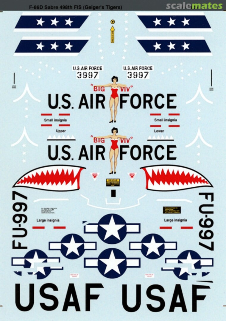 Boxart F-86D Sabre 48-1125 SuperScale International Boxart F-86D Sabre 48-1125 SuperScale International