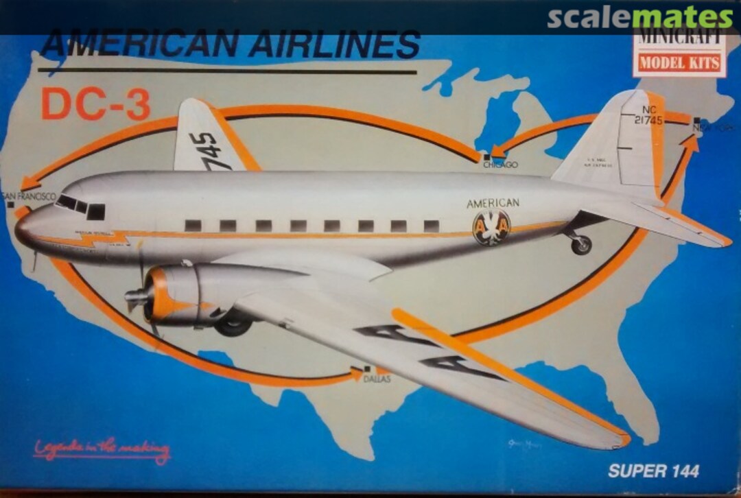 Boxart DC-3 14490 Minicraft Model Kits Boxart DC-3 14490 Minicraft Model Kits