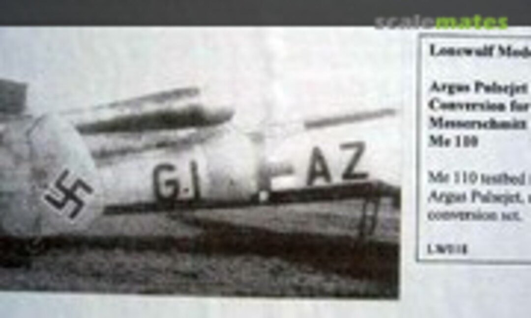 1:72 Argus Pulsejet Conversion for Messerschmitt Me 110 (Lonewulf Models LW018) LW018