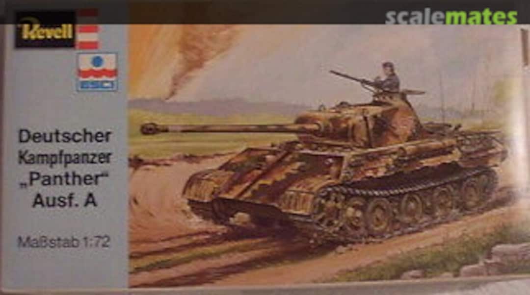 Boxart Panther Ausf. A H-2326 Revell/ESCI Boxart Panther Ausf. A H-2326 Revell/ESCI