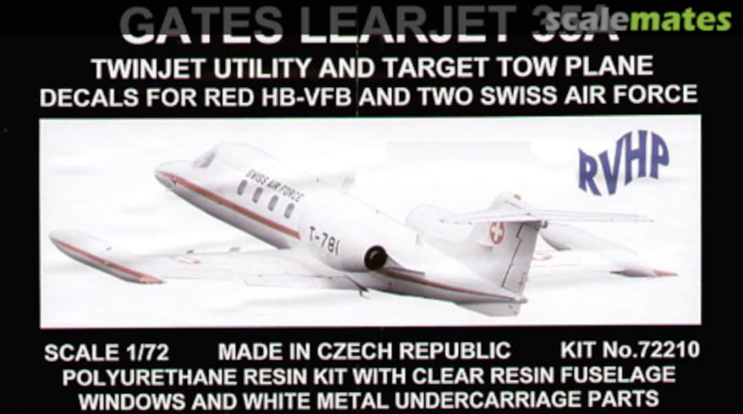 Boxart Gates Learjet 35A 72210 RVHP Boxart Gates Learjet 35A 72210 RVHP