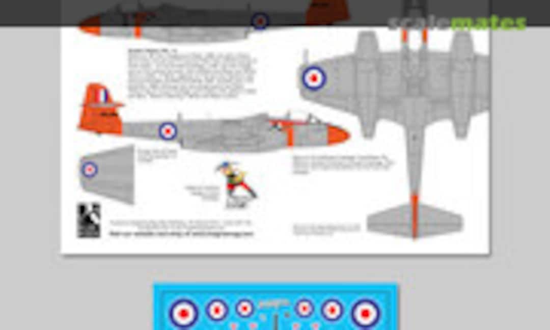 1:72 Gloster Meteor Mk. '7.5', 1989 (Blue Rider BR-308) BR-308