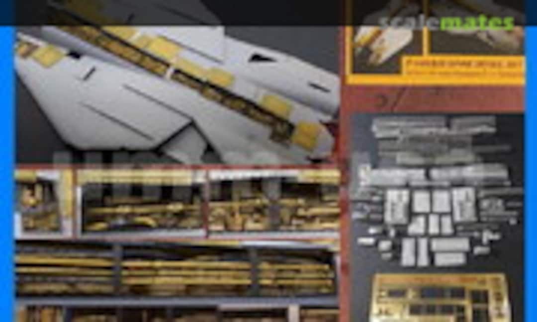 1:48 F-14A/B/D Tomcat Spine Detail Set (Kazan KAZ005HAS) KAZ005HAS