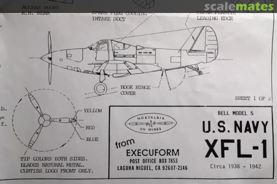 Boxart Bell Model 5 U.S.Navy XFL-1 Execuform Boxart Bell Model 5 U.S.Navy XFL-1 Execuform