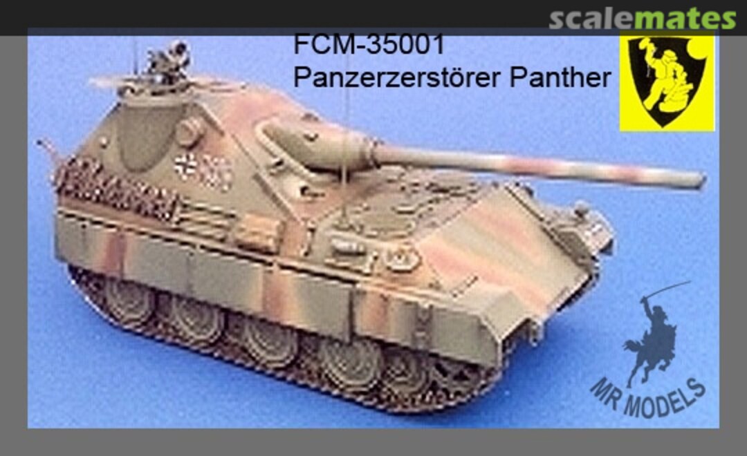 Boxart Panzerzerstörer Panther mit 12,8cm Pak FCM-35001 MR Modellbau Boxart Panzerzerstörer Panther mit 12,8cm Pak FCM-35001 MR Modellbau