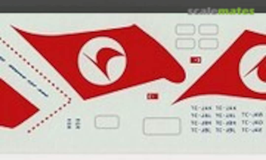 1:200 Turkish Current DC-9-30 (Flightpath Decals FP20-170) FP20-170
