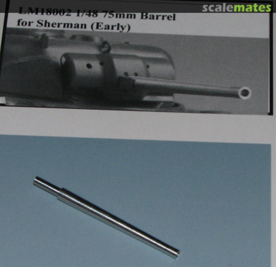 Boxart 75mm Barrel for Sherman (Early) LM18002 LionMarc Boxart 75mm Barrel for Sherman (Early) LM18002 LionMarc