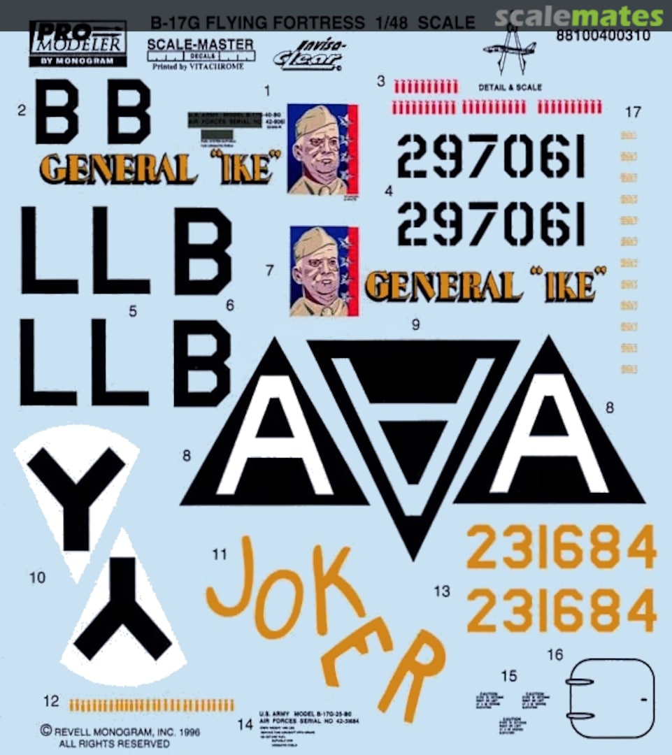 Boxart B-17G Flying Fortress 88100400310 Pro Modeler Boxart B-17G Flying Fortress 88100400310 Pro Modeler