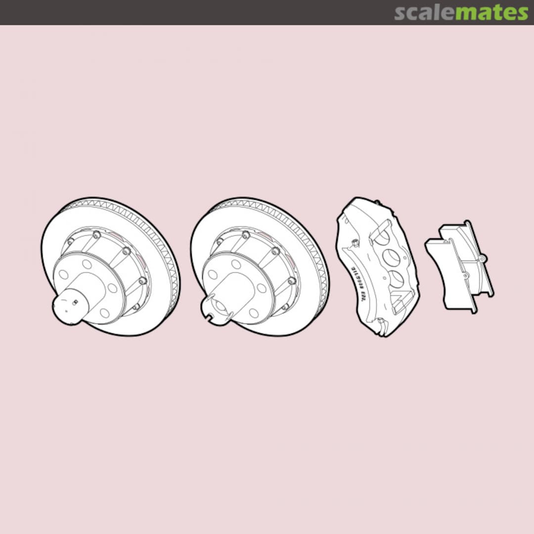 Contents Brakes (NASCAR type V.2) SCO-R054 scalecars.online